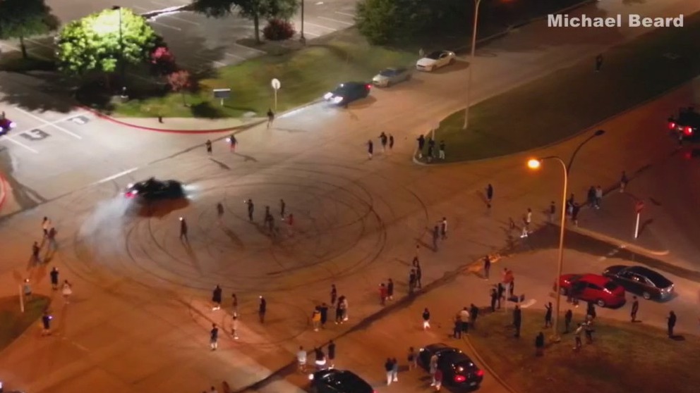 Fort Worth street takeover leads to 5 arrests